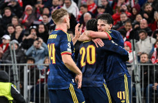 Late Rice equaliser secures Arsenal draw against Bayern Munich